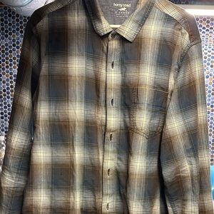 Horny Toad Multicolor Plaid Shirt